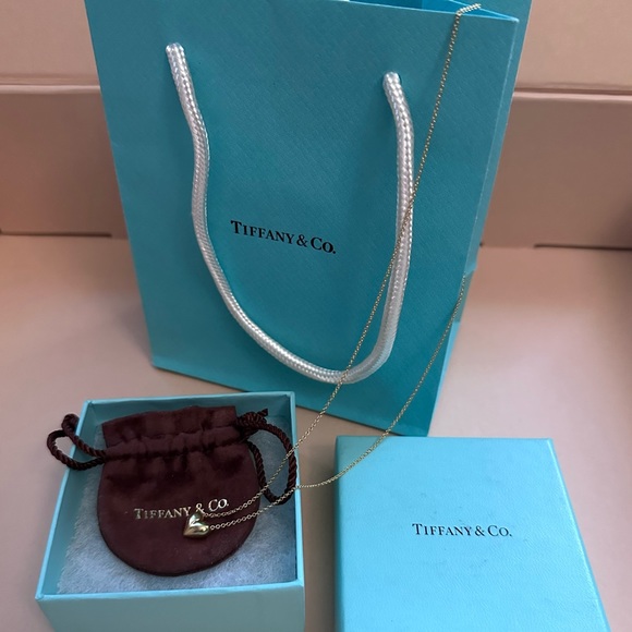 Sold❌💗K18⚜️Authentic Tiffany&Co Full Heart GoldK18 Necklace⚜️ - Picture 16 of 16